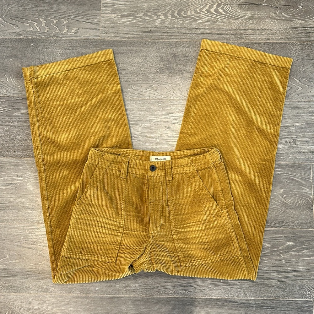 Madewell Griff Superwide-Leg Fatigue Cargo Pants in Garment-Dyed Corduroy - Picture 9 of 12